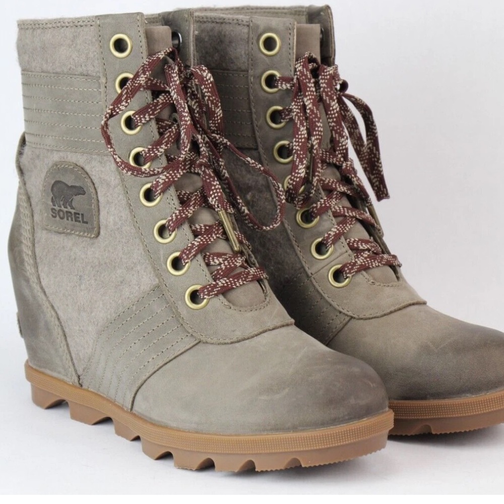 Sorel Lexie Internal Wedge Winter Ankle Boots Women's Size 7
